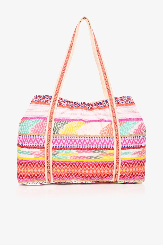 Women Isabella Embellished Hand Beaded Tote Travel and Beach Bags America and Beyond