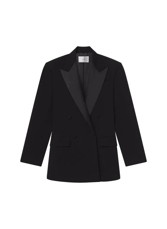 Women Jackets and Coats ALC Calla Oversized Tailored Tux Jacket Blackblack