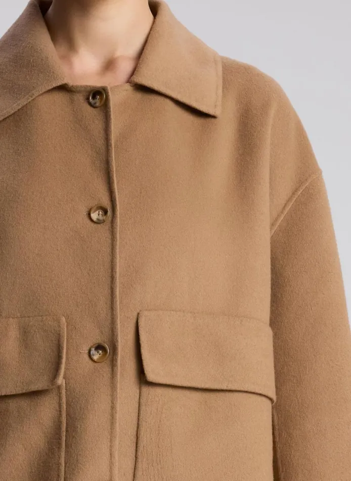 Women Jackets and Coats ALC Winston Wool Cashmere Jacket Camel