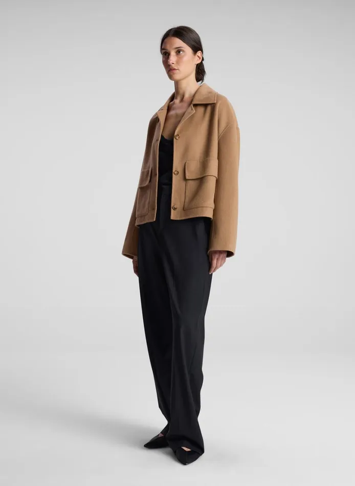 Women Jackets and Coats ALC Winston Wool Cashmere Jacket Camel