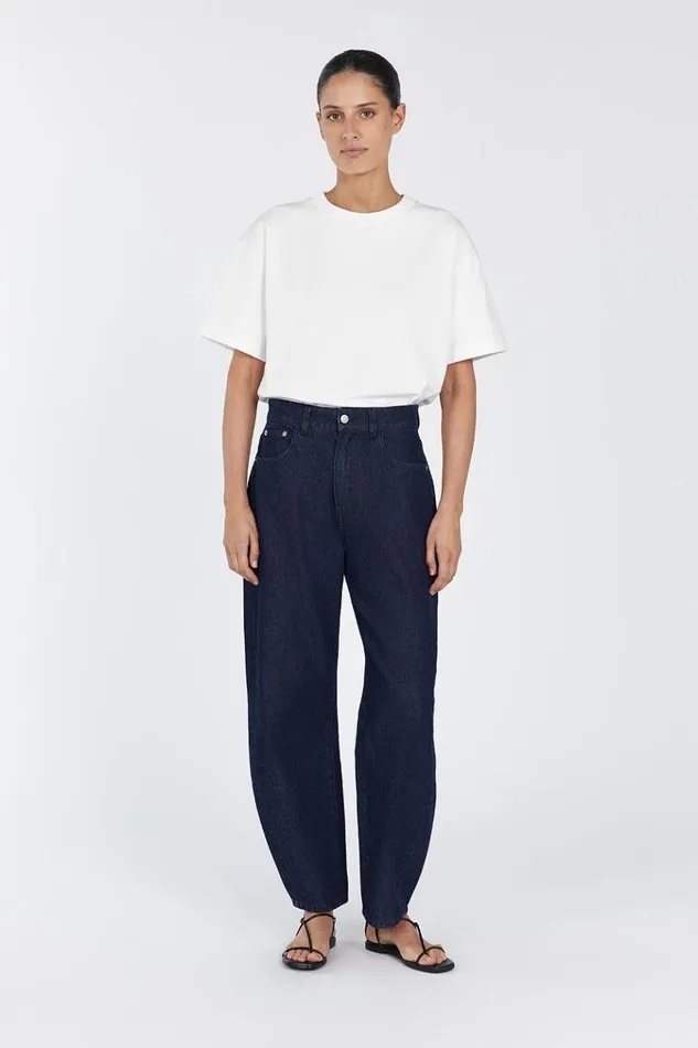 Women Jeans DISSH CALEB INDIGO BARREL LEG JEAN