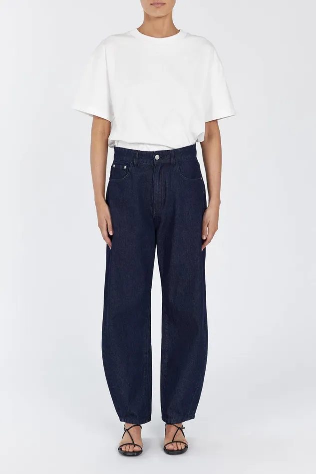 Women Jeans DISSH CALEB INDIGO BARREL LEG JEAN