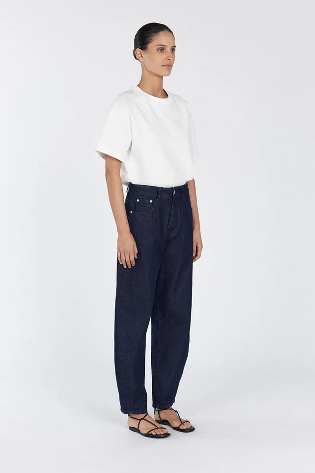 Women Jeans DISSH CALEB INDIGO BARREL LEG JEAN