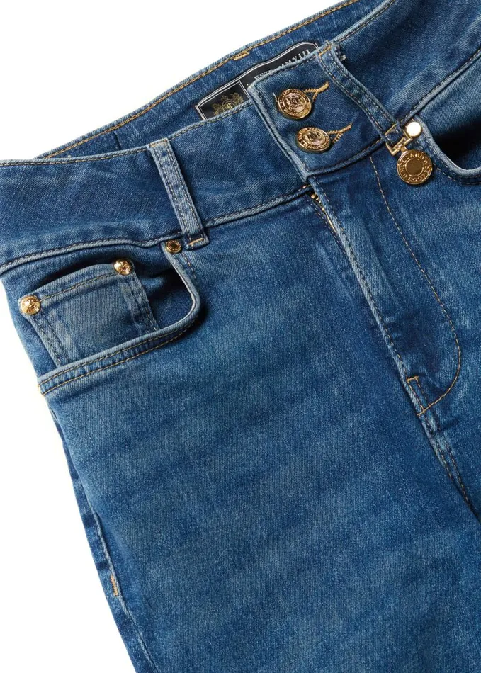 Women Jeans Holland Cooper High Rise Flared Jean Denim