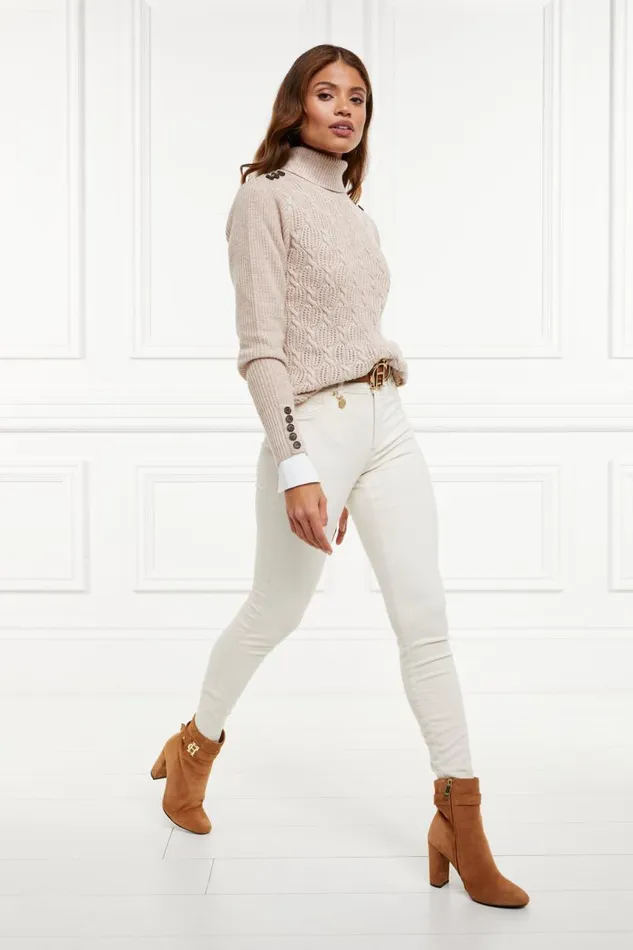Women Jeans Holland Cooper Jodhpur Jean Oatmeal Women Jeans Holland Cooper Jodhpur Jean Oatmeal