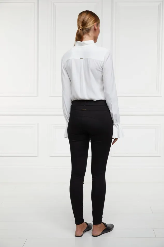 Women Jeans Holland Cooper MidRise Jodhpur Jean Black