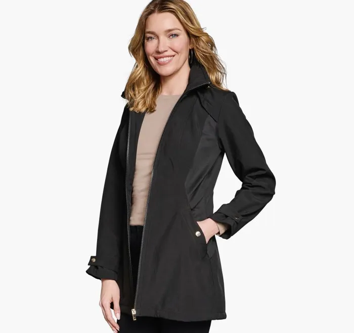 Women Johnston and Murphy Coats Jackets and Vests Softshell Jacket Black