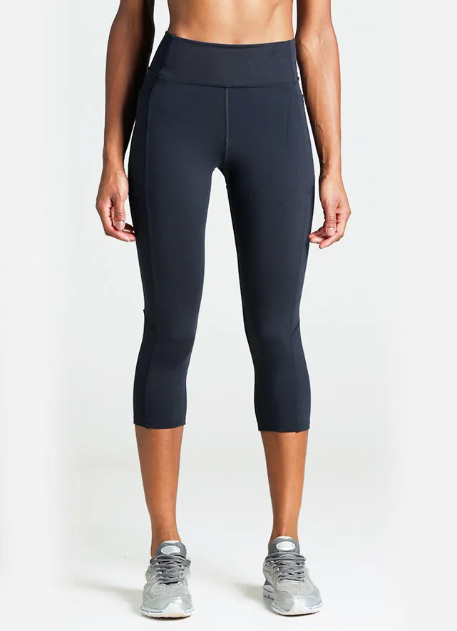 Women JoJo Capri 20 Black Dona Jo Leggings and Capris