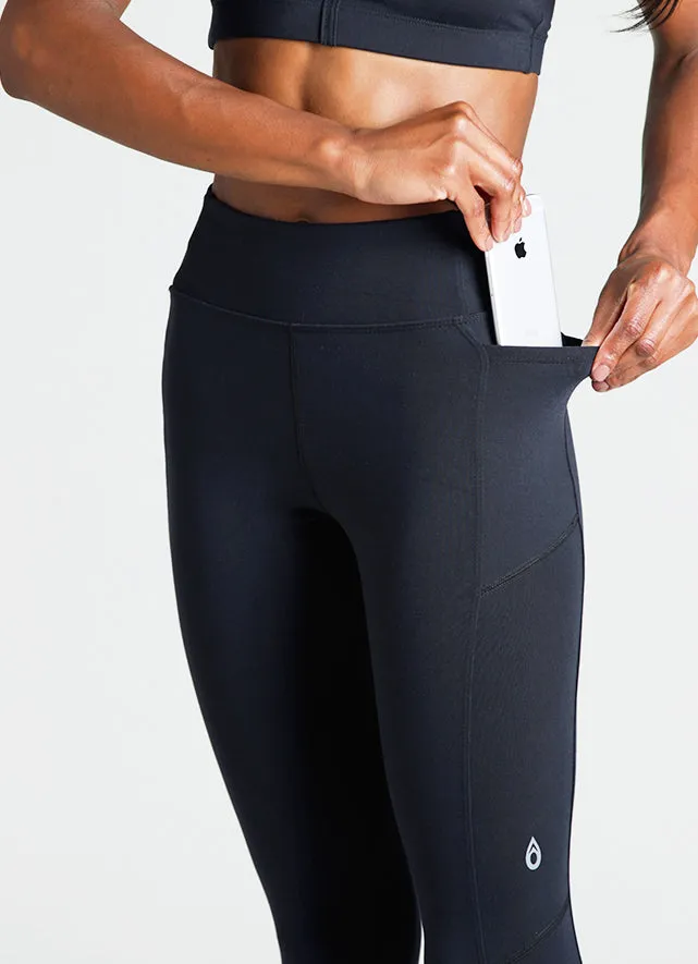 Women JoJo Capri 20 Black Dona Jo Leggings and Capris
