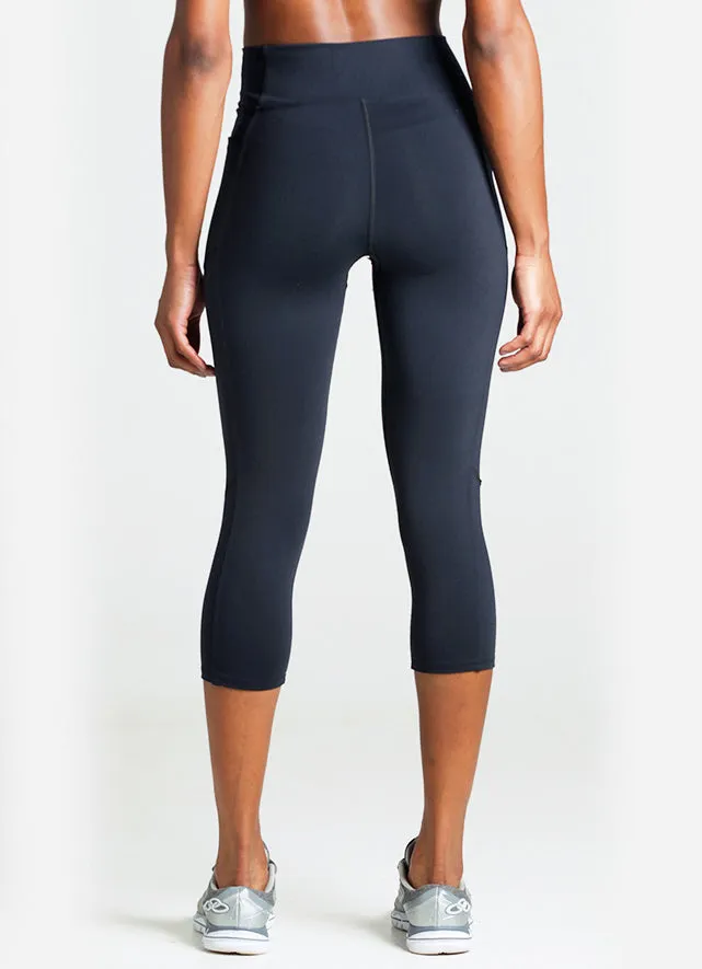 Women JoJo Capri 20 Black Dona Jo Leggings and Capris