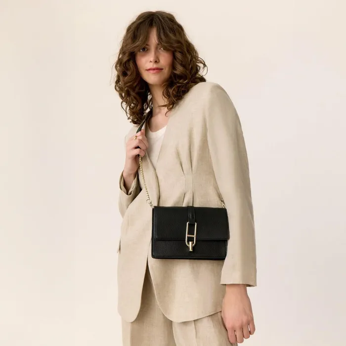 Women Jolene Chain Clutch Bag Black Fiorelli Shoulder Bags