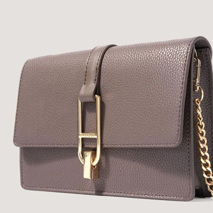 Women Jolene Chain Clutch Bag Coffee Brown Fiorelli Shoulder Bags