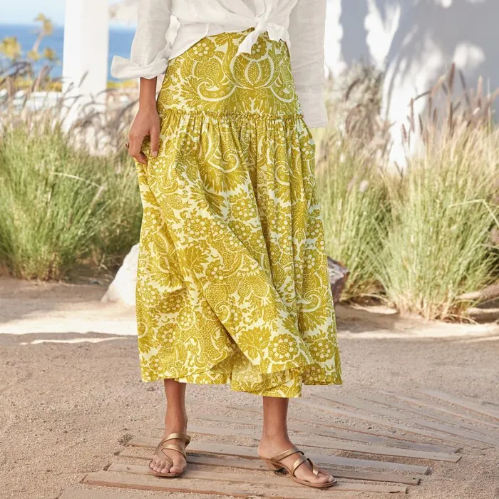 Women Joslyn Skirt Petite Chartreuse Sundance Catalog Petite Styles