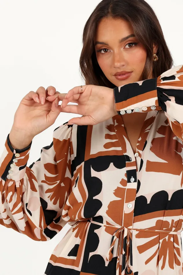 Women Jules Long Sleeve Dress Multi Long Sleeve Dresses Petal and Pup