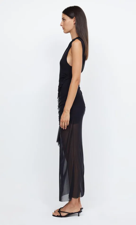 Women JULIEN ASYM MAXI DRESS 8211 BLACK Bec Bridge Prom Dresses