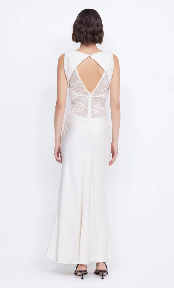 Women JULIETTE V NECK MAXI DRESS 8211 IVORY Bec Bridge Maxi Dresses