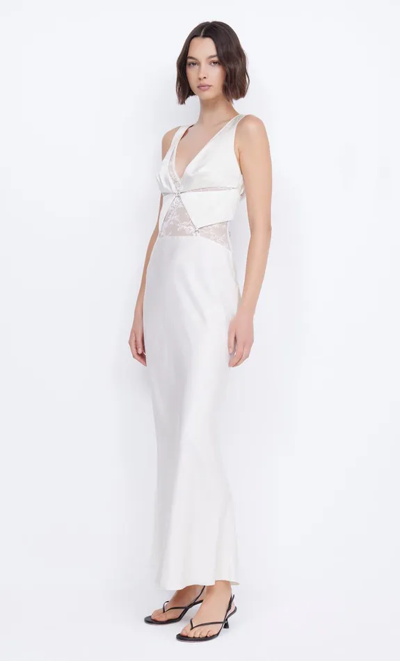 Women JULIETTE V NECK MAXI DRESS 8211 IVORY Bec Bridge Maxi Dresses