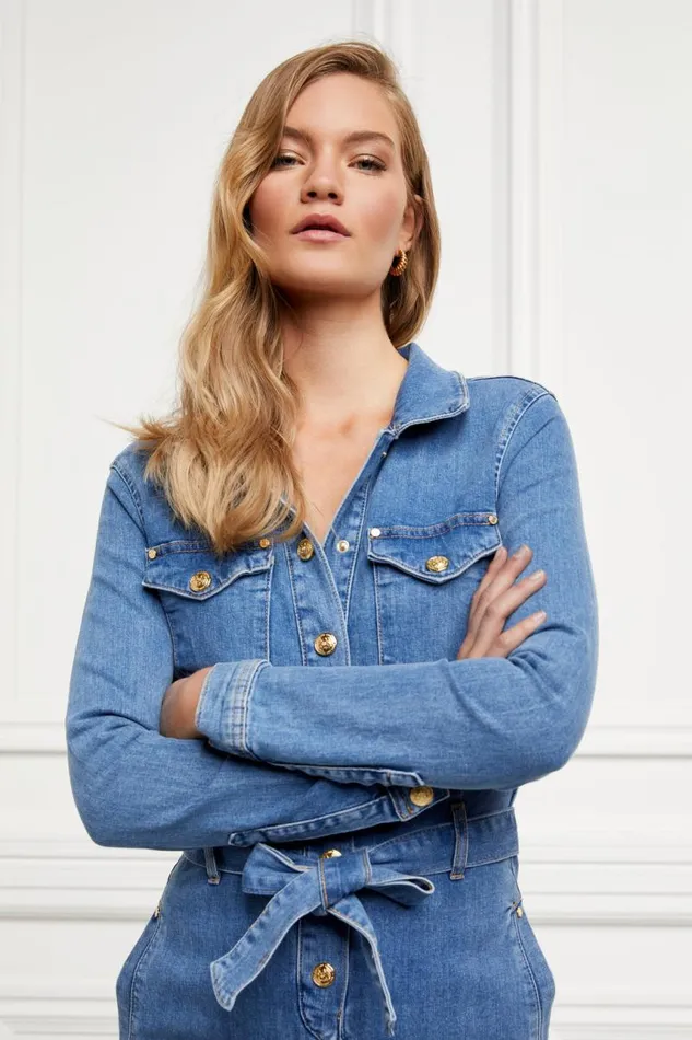 Women Jumpsuits Holland Cooper Denim Jumpsuit Vintage Indigo Women Jumpsuits Holland Cooper Denim Jumpsuit Vintage Indigo