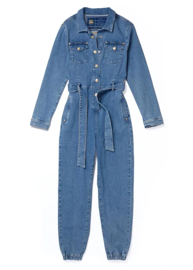 Women Jumpsuits Holland Cooper Denim Jumpsuit Vintage Indigo Women Jumpsuits Holland Cooper Denim Jumpsuit Vintage Indigo