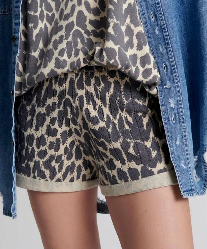 Women JUNGLE ANIMAL NEW MEXICO SHORTS One Teaspoon Bottoms