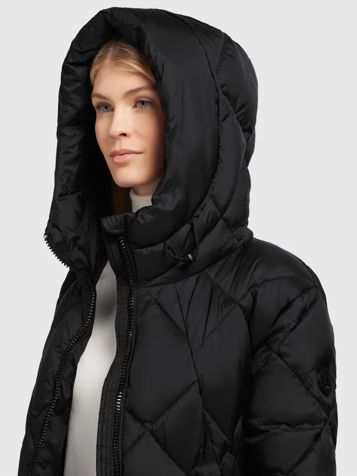 Women KHUJO Jacke ZALONA Schwarz Schwarz Puffer Jackets