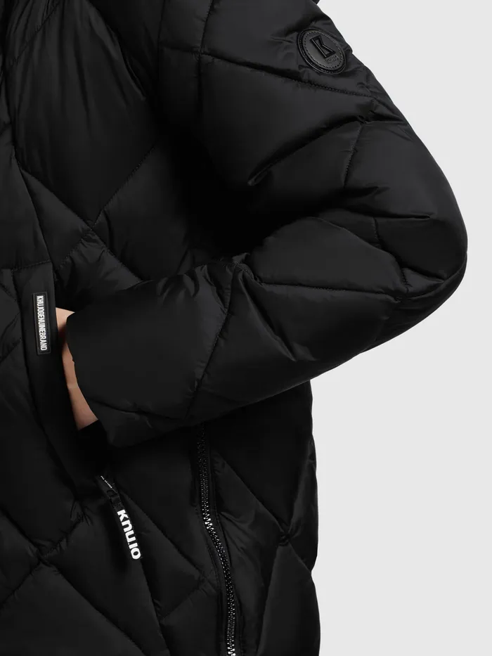 Women KHUJO Jacke ZALONA Schwarz Schwarz Puffer Jackets