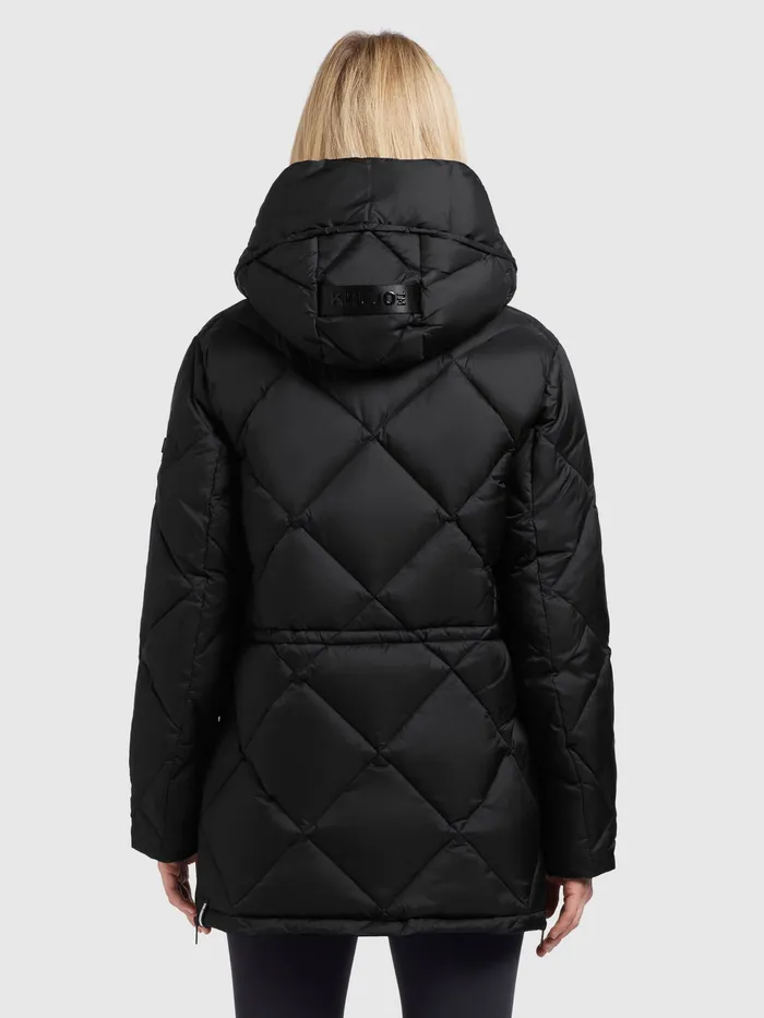 Women KHUJO Jacke ZALONA Schwarz Schwarz Puffer Jackets