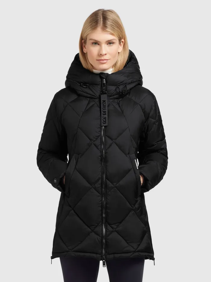 Women KHUJO Jacke ZALONA Schwarz Schwarz Puffer Jackets