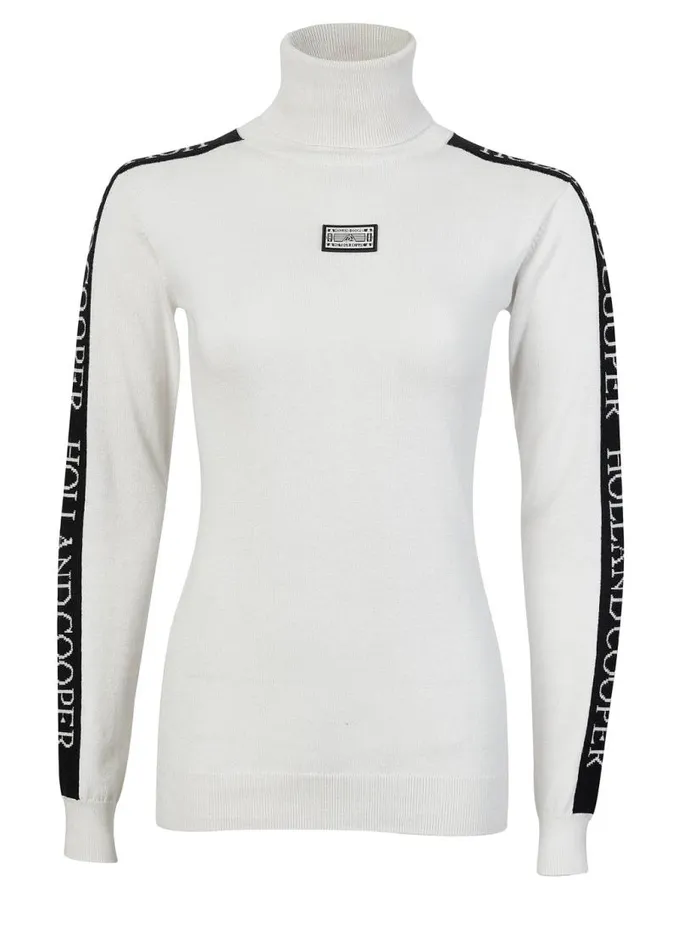 Women Knitwear Holland Cooper Thermal Ski Knit White Women Knitwear Holland Cooper Thermal Ski Knit White