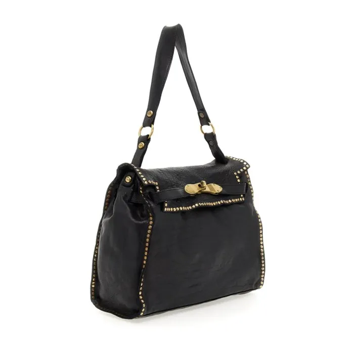 Women Kura Black Campomaggi ShoppersTote Bags Women Kura Black Campomaggi ShoppersTote Bags
