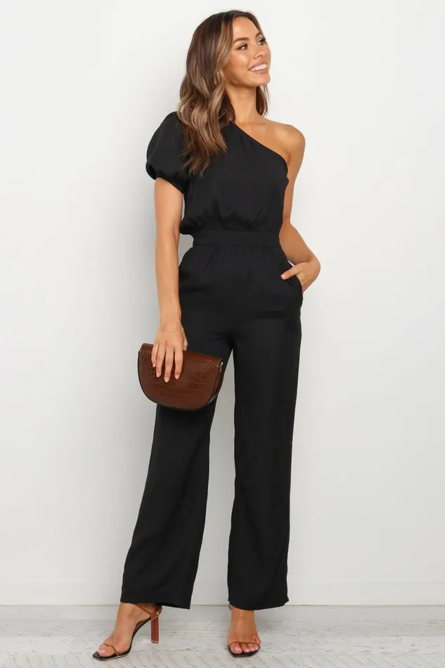 Women Lancey Jumpsuit Black Jumpsuits and Rompers Petal and Pup