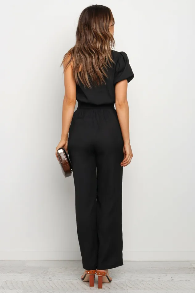 Women Lancey Jumpsuit Black Jumpsuits and Rompers Petal and Pup