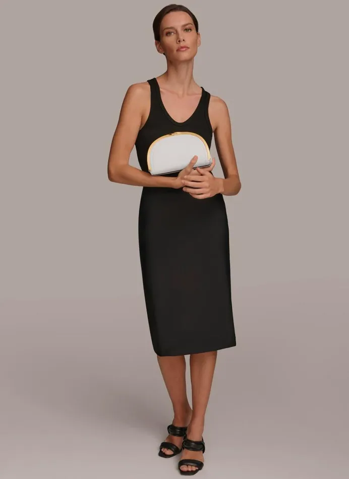 Women LAWRENCE CLUTCH Brilliant White Donna Karan New York Crossbodies And Satchels