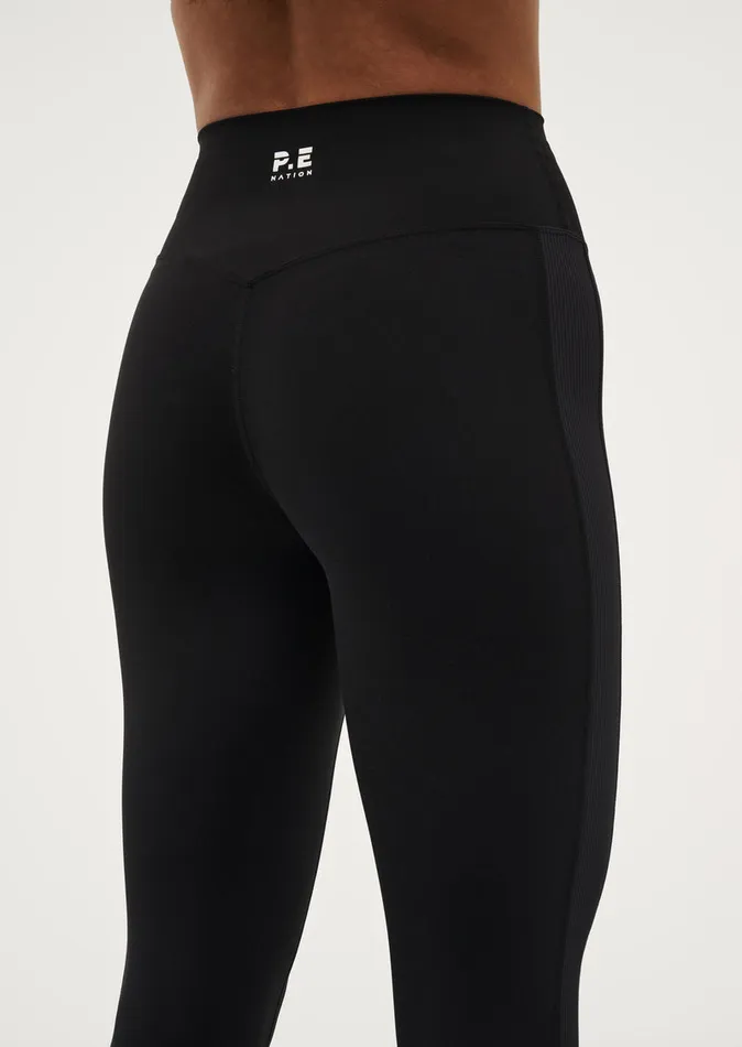 Women Leggings PE Nation FREE PLAY 2 FULL LENGTH LEGGING IN BLACK