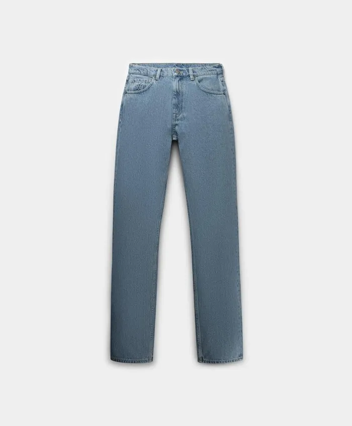 Women Light Blue Ayachi Jeans Daily Paper Pants
