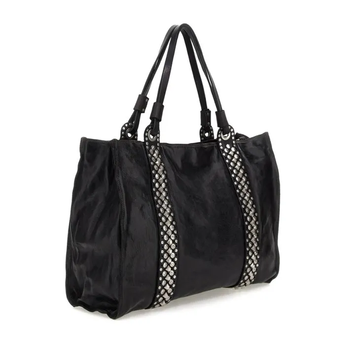 Women Liri Black Campomaggi ShoppersTote Bags Women Liri Black Campomaggi ShoppersTote Bags