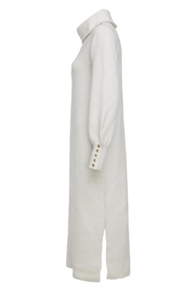 WomenLittle Dresses Holland Cooper Berkeley Roll Neck Dress Natural