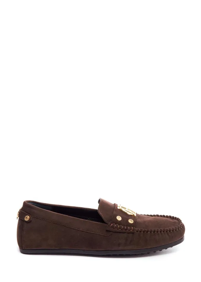 Women Loafers Holland Cooper The Driving Loafer Chocolate