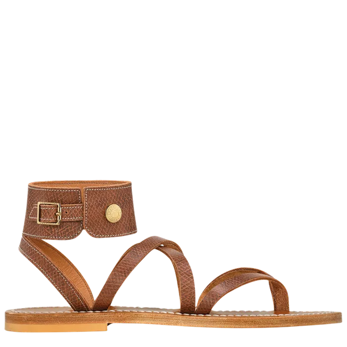 Women Longchamp Longchamp x KJacques Sandals BrownBrownBrown Sandals