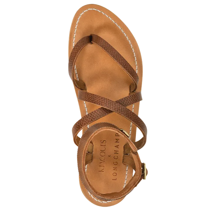 Women Longchamp Longchamp x KJacques Sandals BrownBrownBrown Sandals
