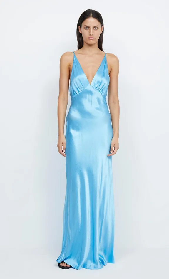Women LORELAI V MAXI DRESS 8211 TOPAZ BLUE Bec Bridge Prom Dresses