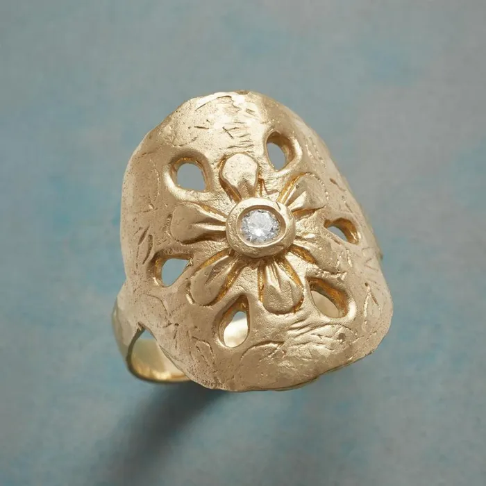 Women Lotus Root Ring Sundance Catalog Rings