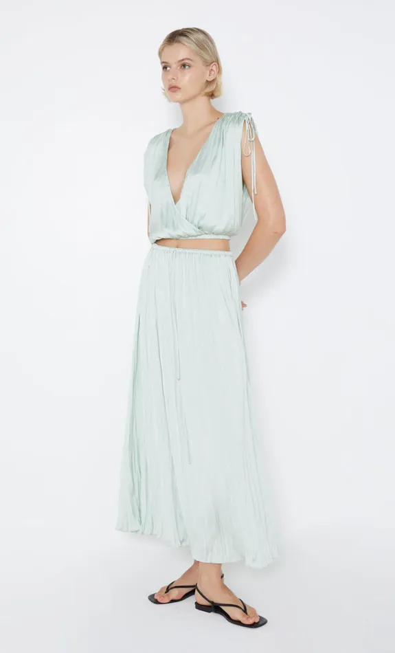 Women LOUANN PLEATED SKIRT 8211 MINT Bec Bridge Skirts