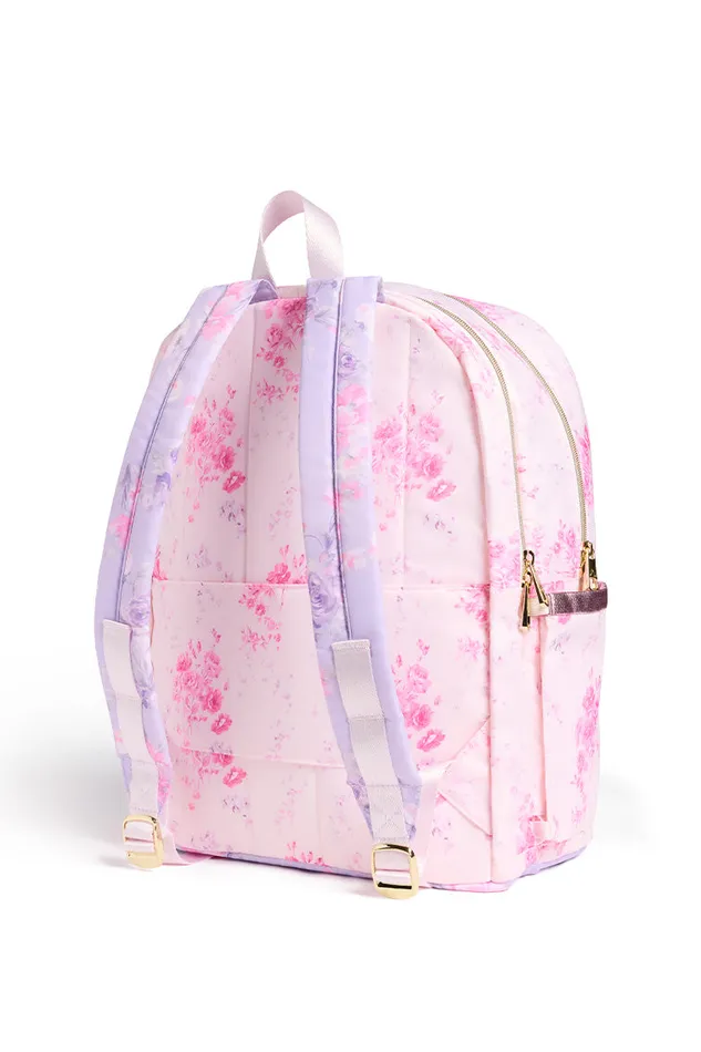 Women LoveShackFancy Bags and Travel State Kane Double Pocket Happy Thoughts