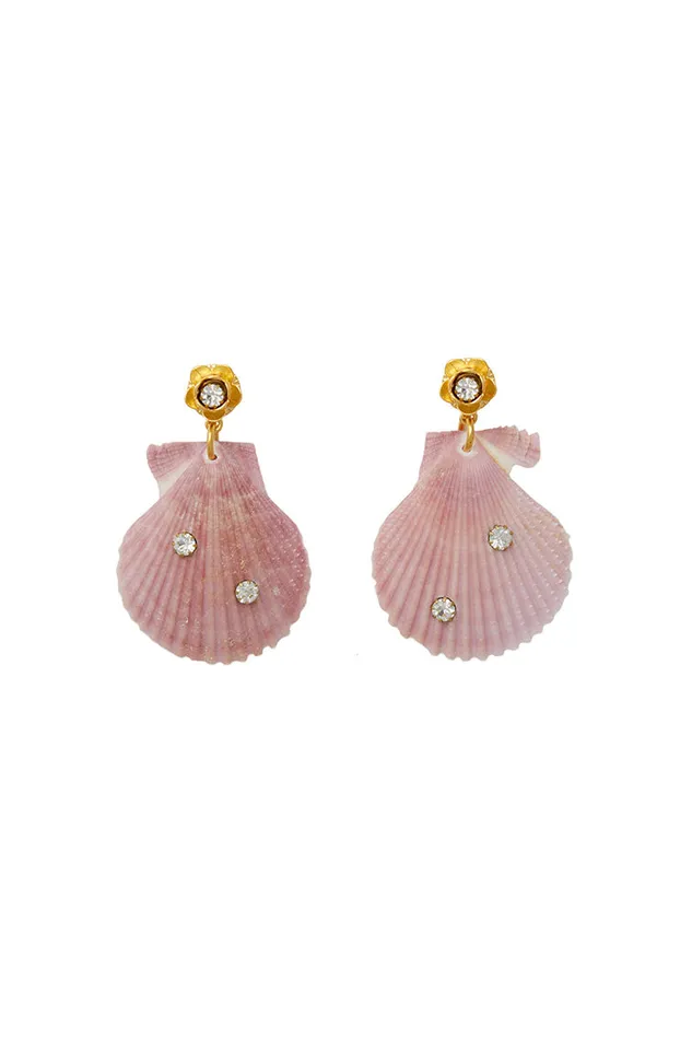Women LoveShackFancy Jewelry Brinker and Eliza On Holiday Earrings Lilac