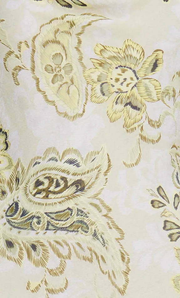 Women LYLOU MAXI DRESS 8211 LEMON PAISLEY Bec Bridge Wedding Guest
