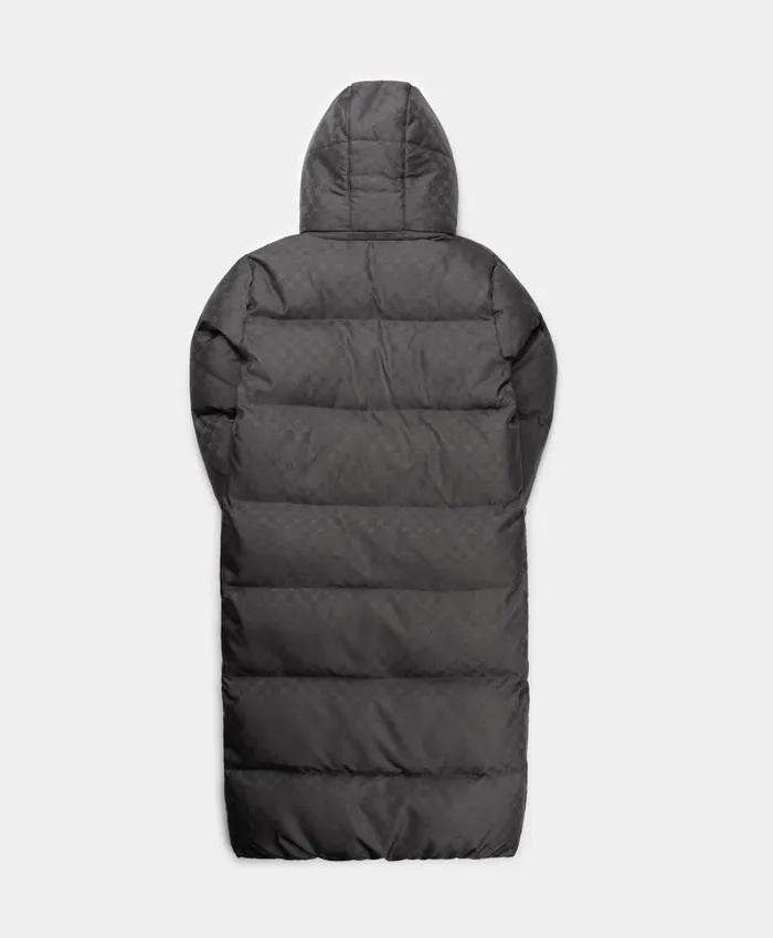 Women Magnet Grey Monogram Nisbeth Puffer Daily Paper Jackets Women Magnet Grey Monogram Nisbeth Puffer Daily Paper Jackets