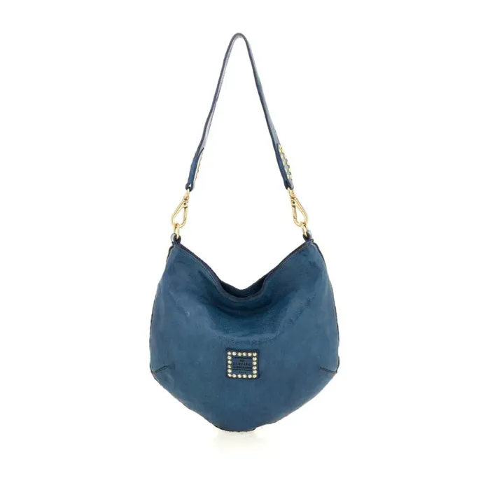 Women Malachite Blue Campomaggi ShoulderHobo Bag Women Malachite Blue Campomaggi ShoulderHobo Bag