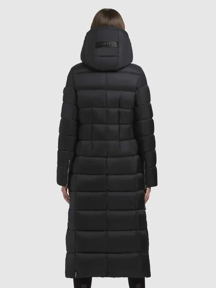 Women Mantel MALEE Schwarz Schwarz Quilted Coats KHUJO