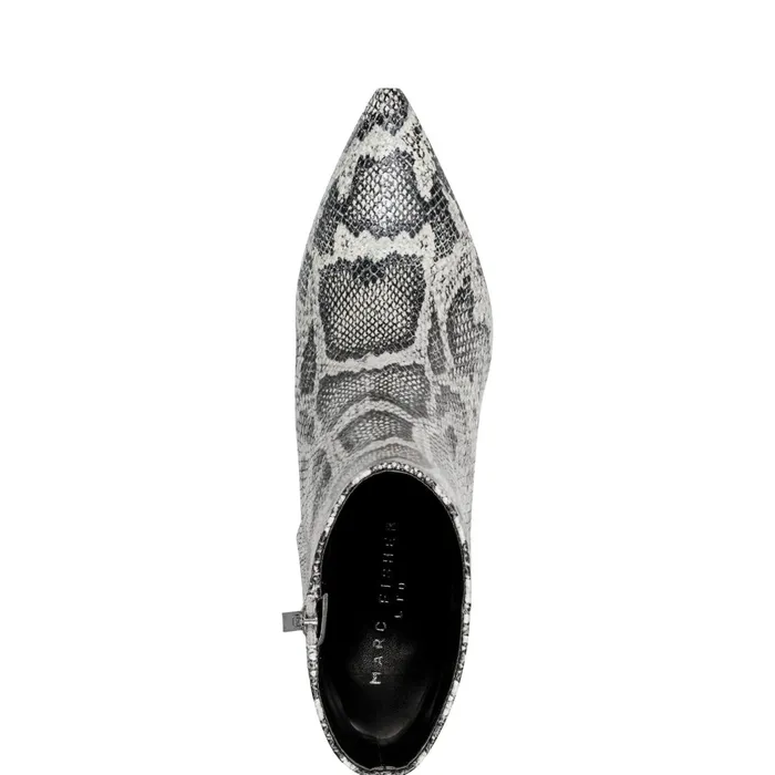 Women Marc Fisher Booties Iggy Dress Bootie Snake Print